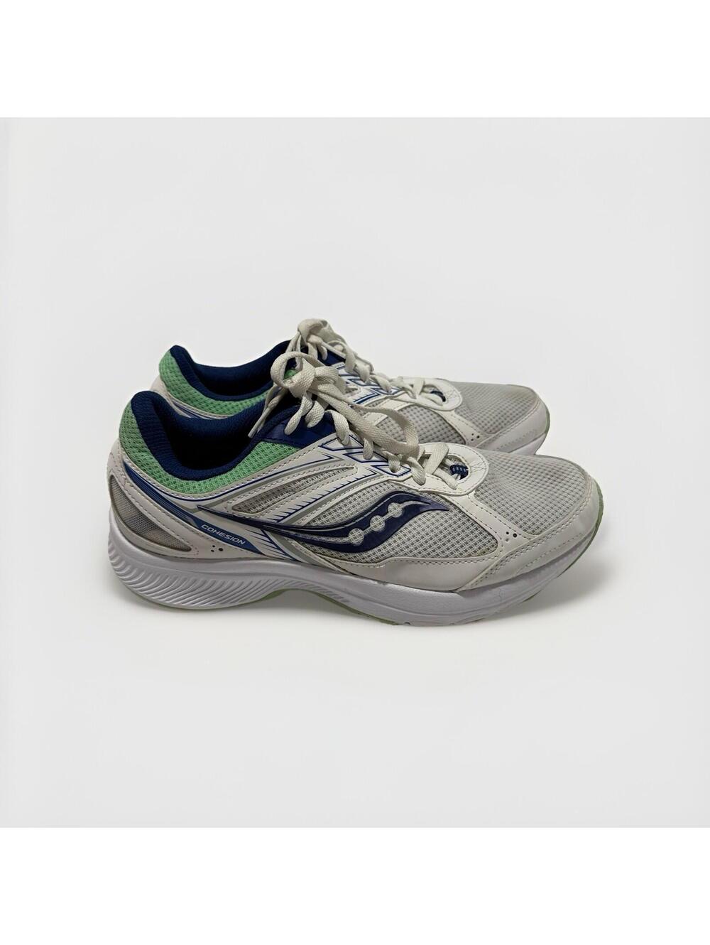 Saucony Womens Cohesion 14 S10630-4 White Running Shoes Sneakers Size 10